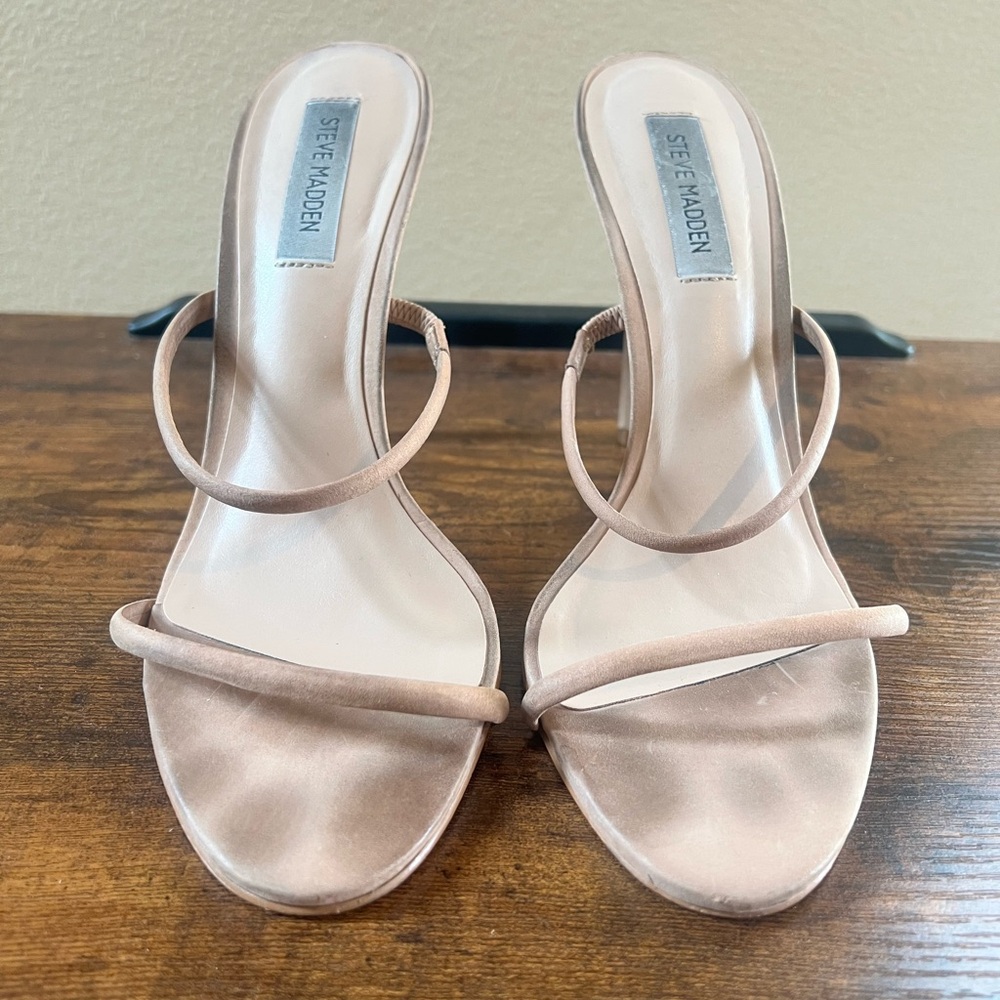 Steve Madden Tan Heeled Sandals